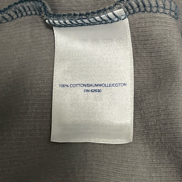 Lands' End Sweater Pullover Men Medium Blue Plaid Zipper Knit High Neck Cotton - Picture 7 of 8